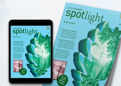 neue energie Spotlight: Wind im Forst