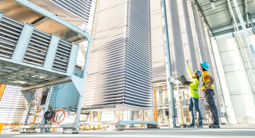 CO2-Senke: Die Zementproduktion könnte CO2-negativ werden, berechnen Forscher.