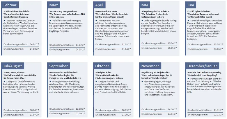 Mediadaten Magazin