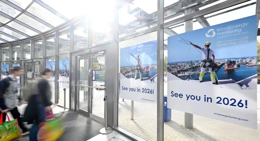 Ein Highlight für die Branche: Vom 22. bis 25. September 2026 trifft sich die Windindustrie in Hamburg.